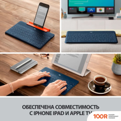 Клавиатура Logitech KEYS-TO-GO 920-010123 (СИНИЙ) (72192)
