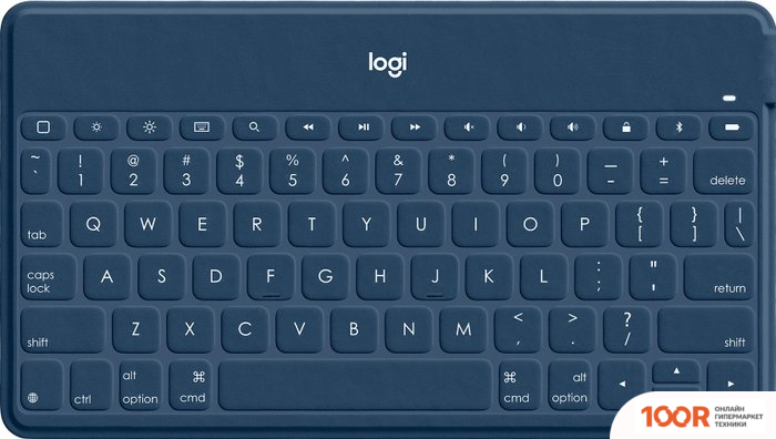 Клавиатура Logitech KEYS-TO-GO 920-010123 (СИНИЙ) (72192)