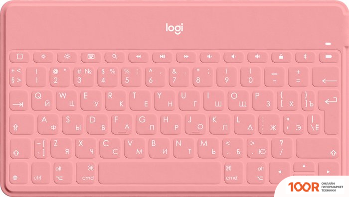 Клавиатура Logitech KEYS-TO-GO 920-010122 (РОЗОВЫЙ) (72191)