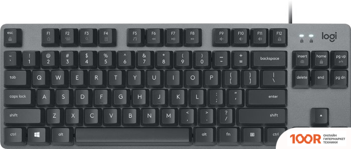 Клавиатура Logitech K835 TKL 920-010007 (СЕРЫЙ, TTC RED, НЕТ КИРИЛЛИЦЫ) (72181)