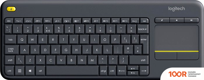 Клавиатура Logitech K400 PLUS 920-007173 (ЧЕРНЫЙ) (72172)