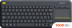 Клавиатура Logitech K400 PLUS 920-007145 (ЧЕРНЫЙ, НЕТ КИРИЛЛИЦЫ) (72171)