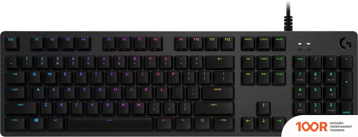 Клавиатура Logitech G512 CARBON GX BROWN 920-009356 (НЕТ КИРИЛЛИЦЫ) (72122)
