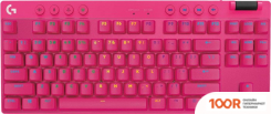 Клавиатура Logitech G PRO X TKL LIGHTSPEED GL TACTILE 920-012159 (РОЗОВЫЙ, НЕТ КИРИЛЛИЦЫ) (72103)