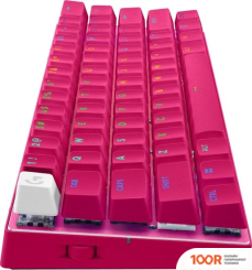 Клавиатура Logitech G PRO X 60 LOGITECH GX RED LINEAR 920-012172 (РОЗОВЫЙ, НЕТ КИРИЛЛИЦЫ) (72098)