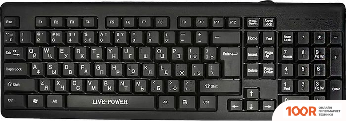 Клавиатура Live-Power LP401-K (ЧЕРНЫЙ) (72079)