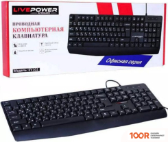 Клавиатура Live-Power KV102 (ЧЕРНЫЙ) (72077)