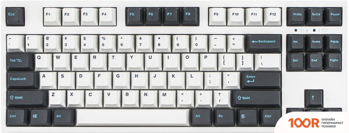 Клавиатура Leopold FC750R BT WHITE GRAY (CHERRY MX BROWN, НЕТ КИРИЛЛИЦЫ) (72039)