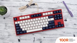 Клавиатура Leopold FC750R BT WHITE BLUE STAR (CHERRY MX SILENT RED, НЕТ КИРИЛЛИЦЫ) (72038)