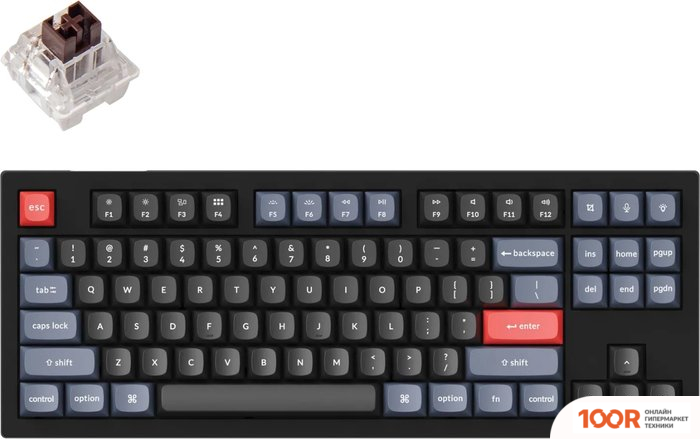 Клавиатура Keychron V3 RGB V3-B3-RU (KEYCHRON K PRO BROWN) (72010)