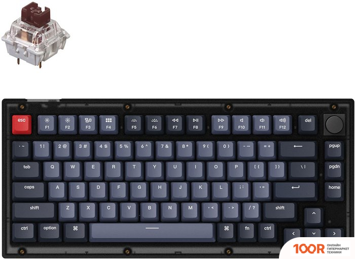 Клавиатура Keychron V1 RGB V1-C3-RU (KEYCHRON K PRO BROWN) (72006)