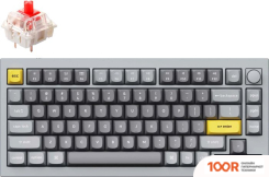 Клавиатура Keychron Q1 V2 RGB Q1-N1 (GATERON G PRO RED, НЕТ КИРИЛЛИЦЫ) (71974)