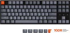 Клавиатура Keychron K8 WHITE LED K8-G3-RU (GATERON G PRO BROWN) (71963)