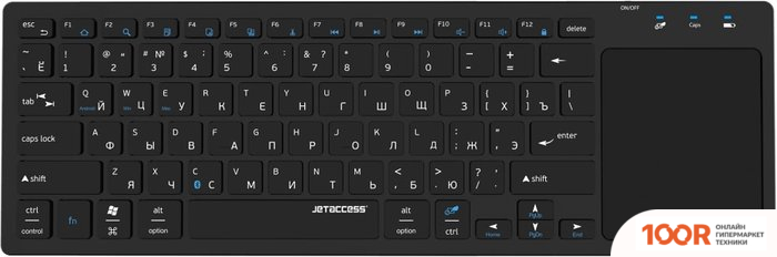 Клавиатура Jet.A SLIMLINE K6 BT (ЧЕРНЫЙ) (71838)