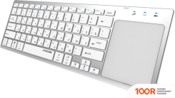 Клавиатура Jet.A SLIMLINE K6 BT (СЕРЕБРИСТЫЙ) (71836)