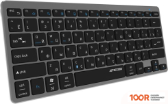 Клавиатура Jet.A SLIMLINE K4 BT (СЕРЫЙ) (71834)