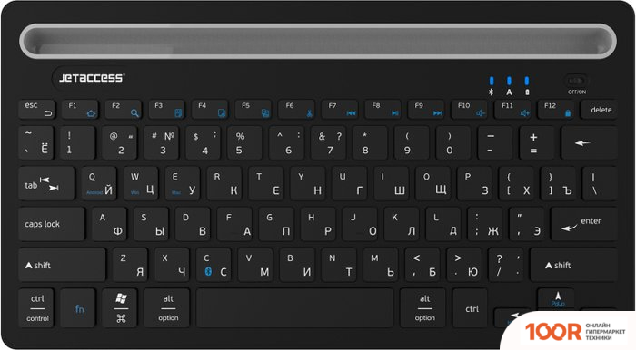 Клавиатура Jet.A SLIM LINE K3 BT (ЧЕРНЫЙ) (71825)