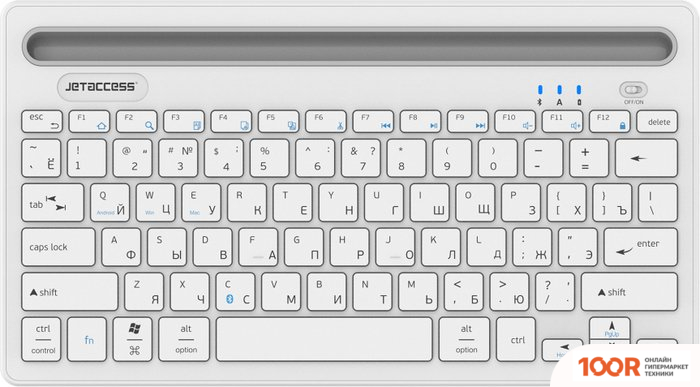 Клавиатура Jet.A SLIM LINE K3 BT (БЕЛЫЙ) (71824)
