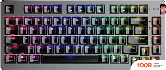 Клавиатура FiiO KB3 WIRELESS (СЕРЕБРИСТЫЙ) (71636)