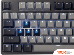 Клавиатура Durgod TAURUS K320 WHITE LED (ТЕМНО-СЕРЫЙ, MX SILENT RED, НЕТ КИРИЛ.) (71603)