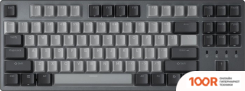 Клавиатура Durgod TAURUS K320 (СЕРЫЙ, CHERRY MX SILENT BLACK, НЕТ КИРИЛЛИЦЫ) (71586)