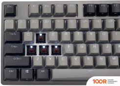 Клавиатура Durgod TAURUS K310 WHITE LED (СЕРЫЙ, MX SPEED SILVER, НЕТ КИРИЛЛИЦЫ) (71578)