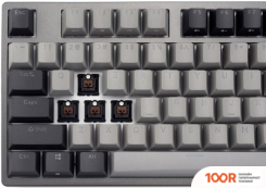 Клавиатура Durgod TAURUS K310 WHITE LED (СЕРЫЙ, MX BROWN, НЕТ КИРИЛЛИЦЫ) (71575)