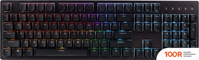 Клавиатура Durgod TAURUS K310 NEBULA RGB (MX SILENT RED, НЕТ КИРИЛЛИЦЫ) (71571)