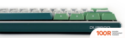 Клавиатура Durgod K330W MINT (GATERON CAP V2 CRYSTAL BROWN, НЕТ КИРИЛЛИЦЫ) (71562)