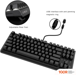 Клавиатура Durgod GEMINI 520 NEBULA (CHERRY MX BROWN, НЕТ КИРИЛЛИЦЫ) (71555)