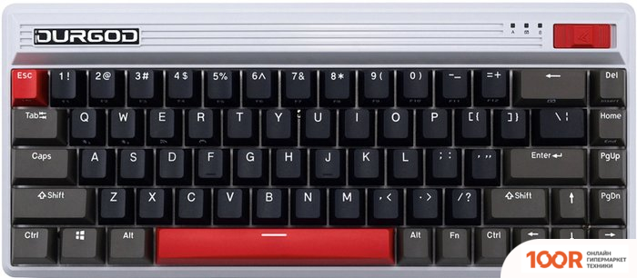 Клавиатура Durgod FUSION STEAM (CHERRY MX SPEED SILVER, НЕТ КИРИЛЛИЦЫ) (71553)