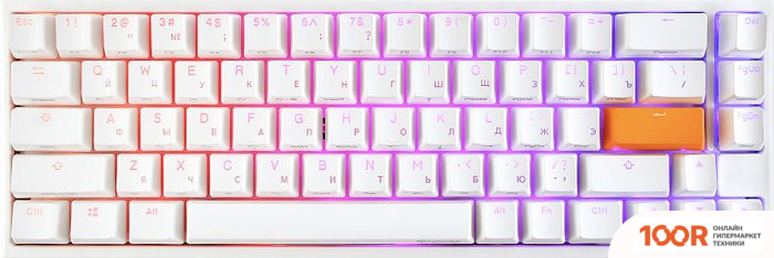 Клавиатура Ducky ONE 3 SF RGB WHITE (CHERRY MX SILENT RED) (71525)