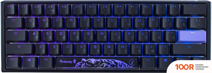 Клавиатура Ducky ONE 3 MINI RGB BLACK (CHERRY MX SILENT RED) (71513)