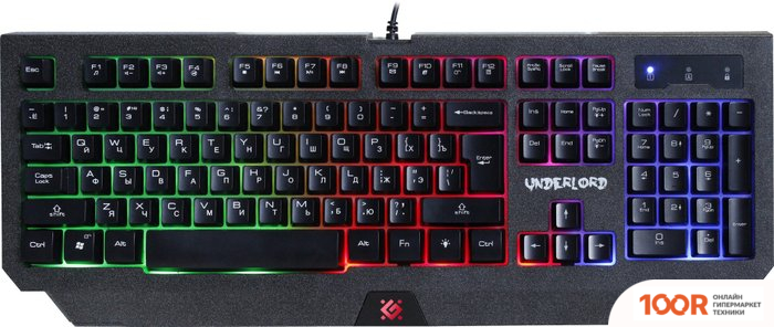 Клавиатура Defender UNDERLORD GK-340L RU (71479)