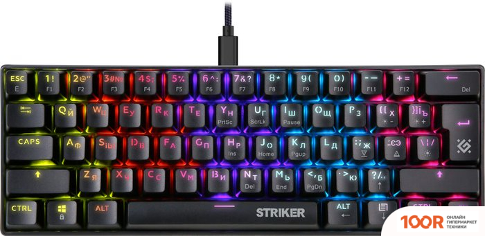 Клавиатура Defender STRIKER GK-380L RU (71475)