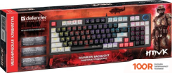 Клавиатура Defender HAWK GK-418 (ЧЕРНЫЙ, OUTEMU BROWN) (71451)