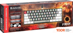 Клавиатура Defender FORGE GK-345 (OUTEMU RED) (71444)