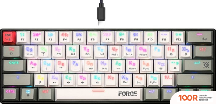 Клавиатура Defender FORGE GK-345 (OUTEMU BROWN) (71443)