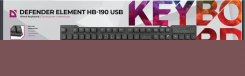Клавиатура Defender ELEMENT HB-190 (71439)