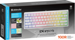Клавиатура Defender DEIMOS GK-303 (БЕЛЫЙ) (71432)