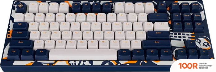 Клавиатура Dark Project X AKKO 5087 WHITE (AKKO FAIRY SILENT) (71394)