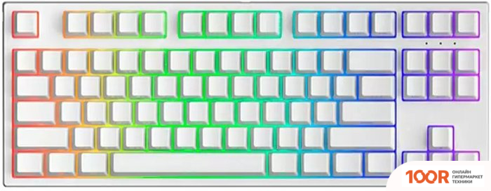 Клавиатура Dark Project KD87A WHITE (GATERON OPTICAL RED) (71388)