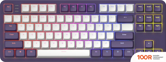Клавиатура Dark Project ALU87A VIOLET (G3MS SAPPHIRE, НЕТ КИРИЛЛИЦЫ) (71373)