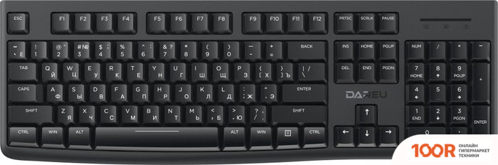 Клавиатура Dareu LK185 (ЧЕРНЫЙ) (71370)