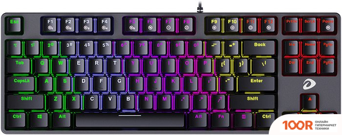 Клавиатура Dareu EK87 (DAREU BLUE, ЧЕРНЫЙ) (71367)