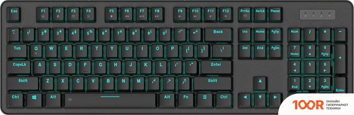 Клавиатура Dareu EK810G (DAREU RED, ЧЕРНЫЙ) (71363)