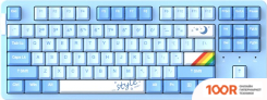 Клавиатура Dareu A87X PRO (DAREU VIOLET GOLD PRO, ГОЛУБОЙ) (71353)