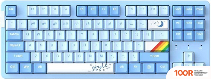 Клавиатура Dareu A87X (DAREU BLUE SKY V3, ГОЛУБОЙ) (71349)