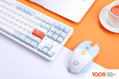 Клавиатура Dareu A87X (DAREU BLUE SKY V3, БЕЛЫЙ/СИНИЙ) (71348)