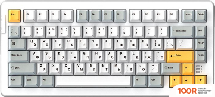 Клавиатура Dareu A81 (БЕЛЫЙ, DAREU FIREFLY) (71338)